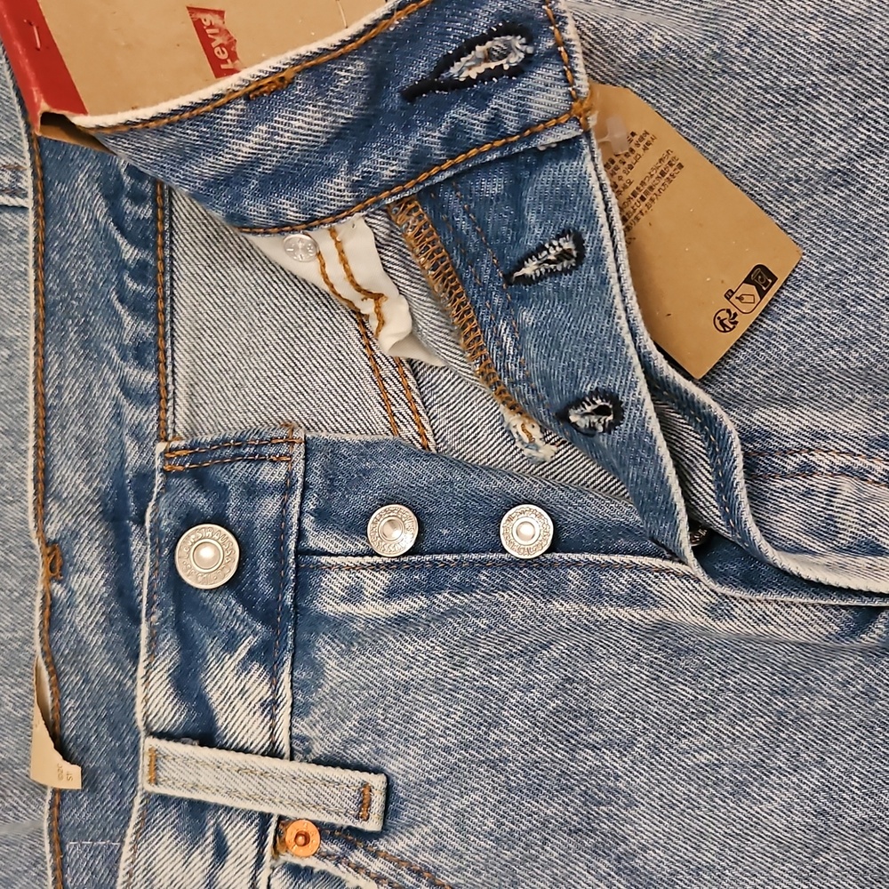 Levi's Light Blue Denim Maxi Skirt - Picture 8 of 12